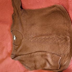 Sonoma brown V-neck sweater